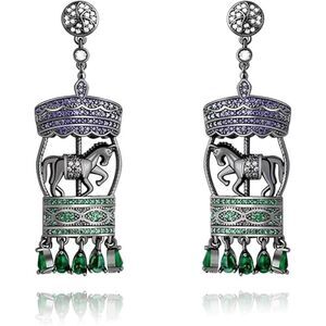 Carousel Dangle Earrings M1225